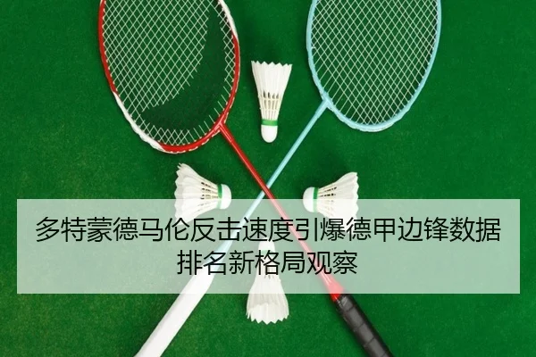 多特蒙德马伦反击速度引爆德甲边锋数据排名新格局观察